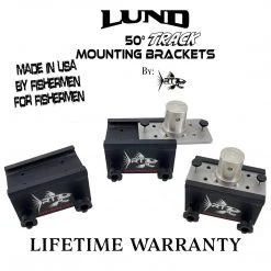 RodTrees.com Lund SportTrak 50⁰ Track Top Mounting Bracket Set Mounting Brackets